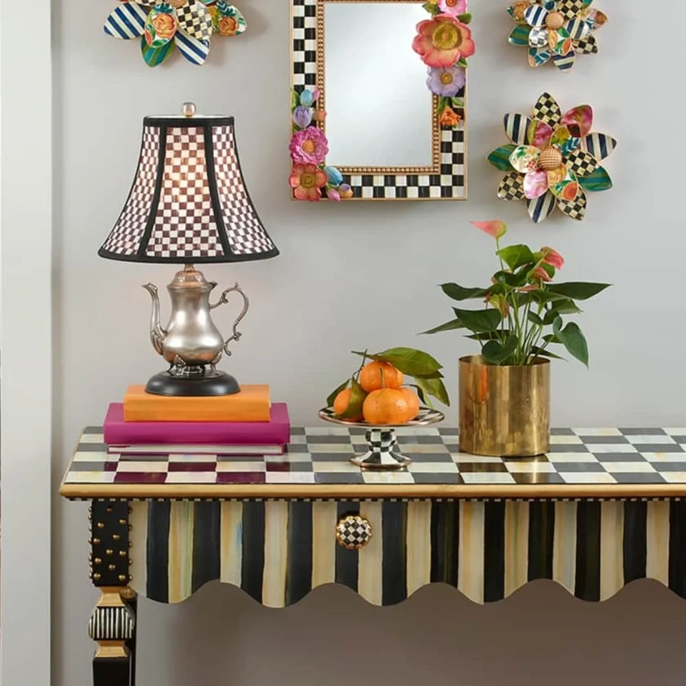 MacKenzie - Childs Colorful Floral Medium Wall Decor BNIB - Picture 2 of 8